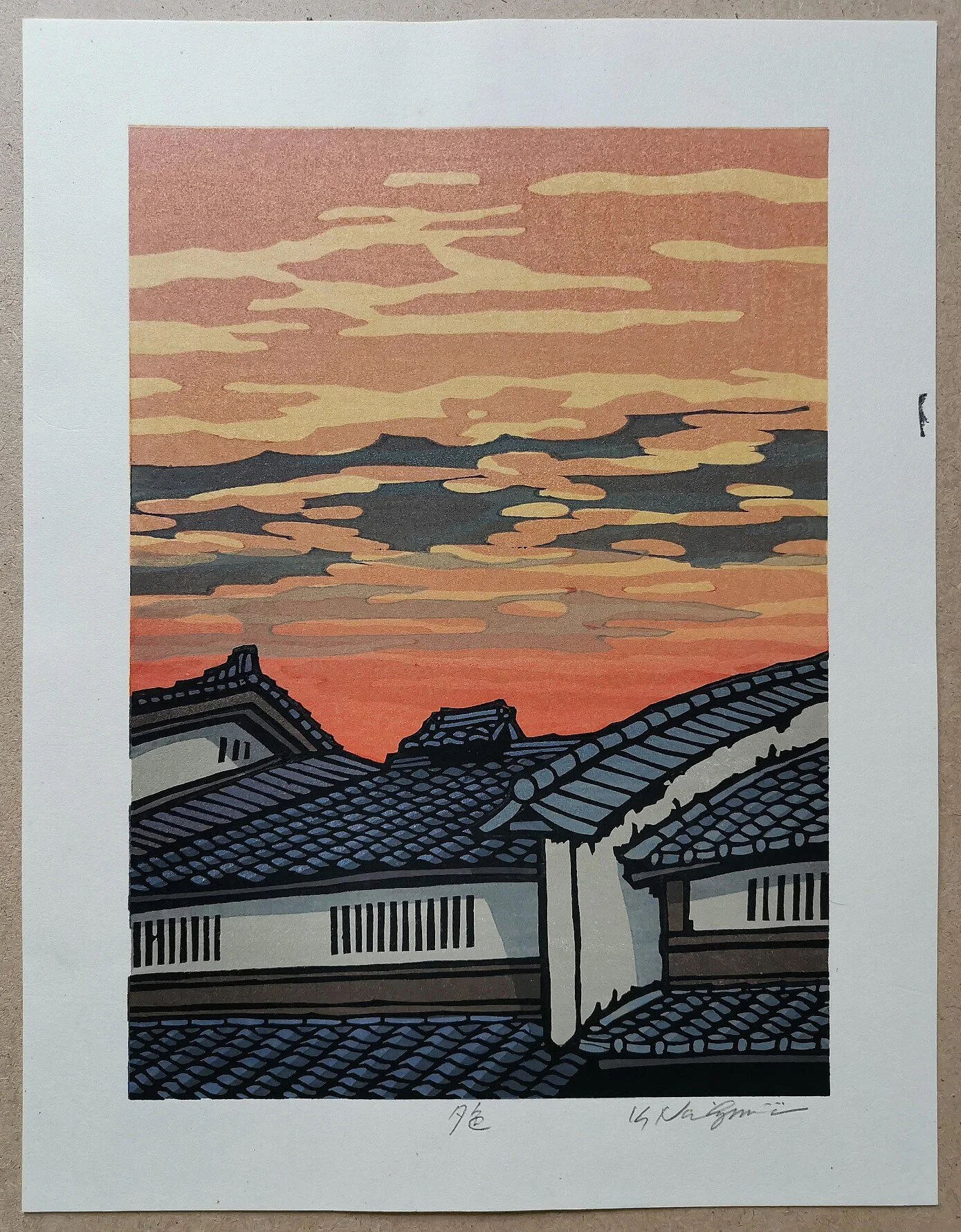 Katsuyuki Nishijima - 夕色 (Evening Colour) | Japanese Prints